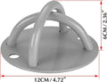 Steel Bolts Plain Box Ceiling Anchor Wall Hanging Plate Training Mount Bracket Set for Yoga Gym Fitness Battle Rope