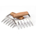 Beeman Stainless Steel Bear Meat Shredder Claws with Wooden Handle Outdoor Camping BBQ Accessories Tool Type Sticks