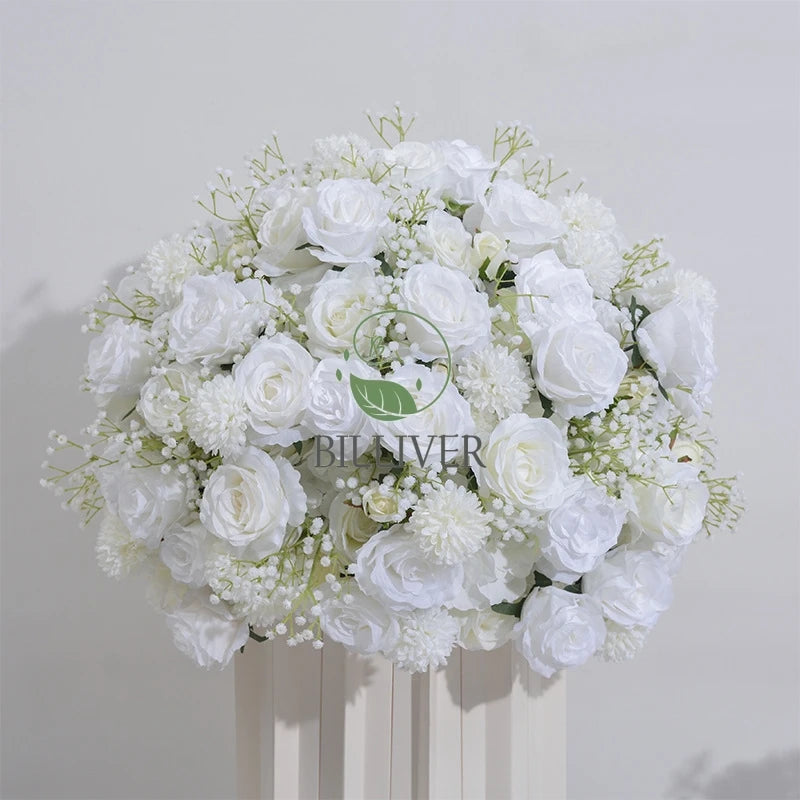 Wholesale wedding bouquet wedding table decoration arrangement artificial flower ball Birthday Stage Backdrop Artificial Flowers