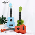 Chinese Factory Aiersi Brand All Linden Wood soprano OEM Colorful 21 Inch China Ukulele Chord Practice Hot Sale for Student Kids