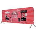 Custom Barricade Advertising Pane Full-color Graphics on Both Sides Barricade Waterproof Covers