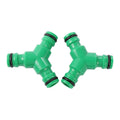 Y Shaped 3 Way Snap in Garden Hose Fittings Water Hose Diverter Accessories for Lawn Flower Farm Irrigation