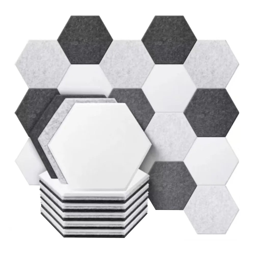 Anti-Vibration Hexagonal Soundproof Board Fire B1 Rated for Machinery Rooms and Home Theater Subwoofer Walls