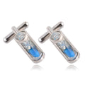 4 Color Hourglass Cufflinks for Mens Shirt Cuff Links Jewelry Simple Lawyer Twins Cufflinks Buttons Gifts Wholesale