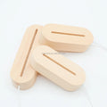 Hot Sale Large Rectangle Led Light Base 3D Night Light Base USB Charging Wood Base for Acrylic