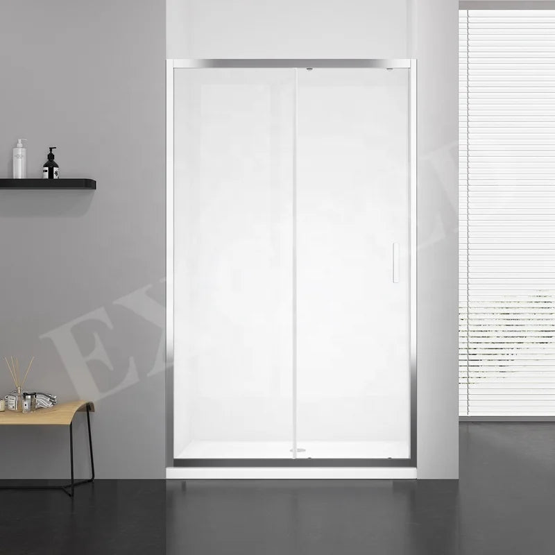 Framed Sliding Shower Enclosure Single Sliding Shower Screen Door
