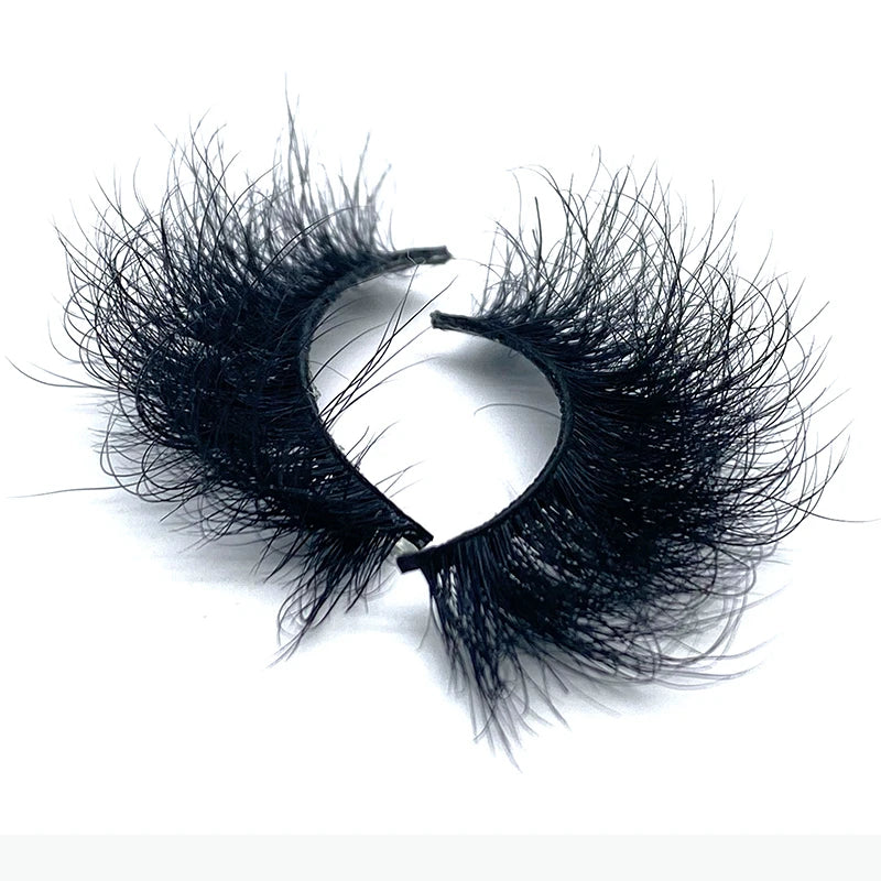 Handmade Natural 3D Mink Eyelashes Private Label Mink Eyelashes Wholesale Premium False Eyelashes