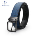 New Design Man Leather Belts Alloy Buckle Leather Belt for Man Fashion Rotating Buckle Leather Belts