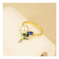 Customizable 925 Silver Freshwater Pearl Gemstone Ring Fashion Jewelry for Women's Wedding