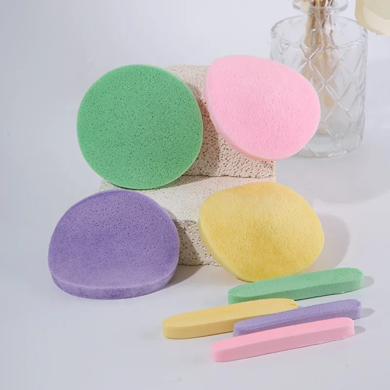 Woxin Colorful Biodegradable Skin-friendly PVA Compressed Facial Cleaning Wash Puff Expandable Sponge Stick 250%-500% Water