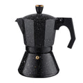 New Arrival Stovetop Espresso Maker Pot 6 Espresso Cup Black - Aluminum Coffee Maker Moka Italian Espresso Coffee Maker MegaBDM