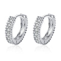 Trendy Moissanite Huggie Earring 925 Sterling Silver Huggies Earrings Fashion Jewelry Earrings