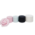 White PP 30ml 50ml 100ml 150ml Hair Pomade Plastic Cosmetic Empty Cream Jar with Lid Matte Black Double Wall pp Plastic Nail MegaBDM
