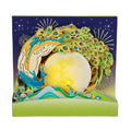 Custom Animal Memo Pad 3D Notepad Moonlight Peacock Note Pad Art Paper Crafts Kawaii Stationery Set Novelty Gift Birthday Item