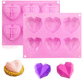 8/6 Cavity Silicone Candy Mold Cake Tools for Chocolate & Ice Tray Durable and Easy to Use
