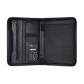 Wholesale AMPLEER Padfolio Portfolio Zipper Binder Leather Business Organizer Conference Folder