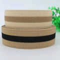 35 MM Mix Color Polyester Rubber Elastic Band 1-1.2mm Thick Striped Eco-Friendly for Bags Shoes Home Textile Garment