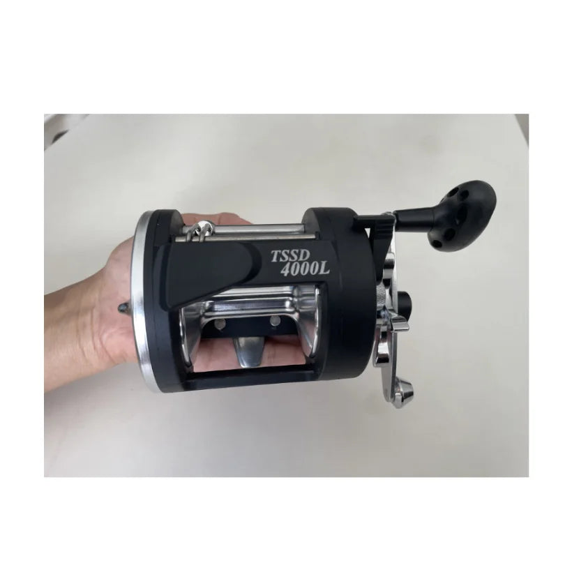 ZR Factory Wholesale Hot Selling Trolling Reel 2000/3000/4000 High Spool Large Capacity Round Reels Saltwater Trolling Reels