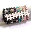 Female New Beaded Cross Bracelet Crystal Christian Holy Religious Cross Charm With Cubic Zirconia Ball Bracelet