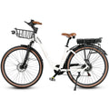 2024 New 28inch City Ebike for Adult 250W500D Road Bike Long Range Ebike Electric Bicycle With Rear Carrier