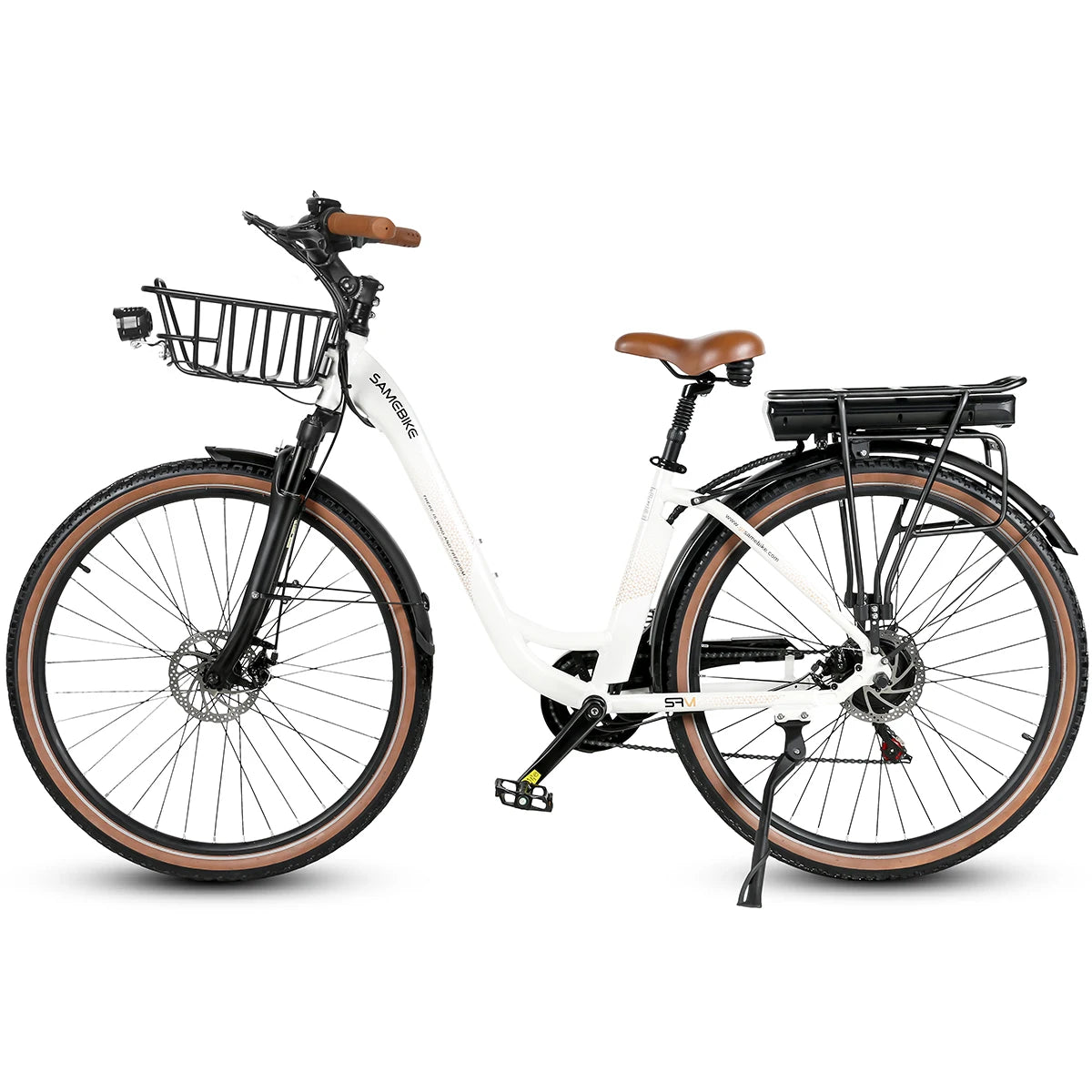 2024 New 28inch City Ebike for Adult 250W500D Road Bike Long Range Ebike Electric Bicycle With Rear Carrier