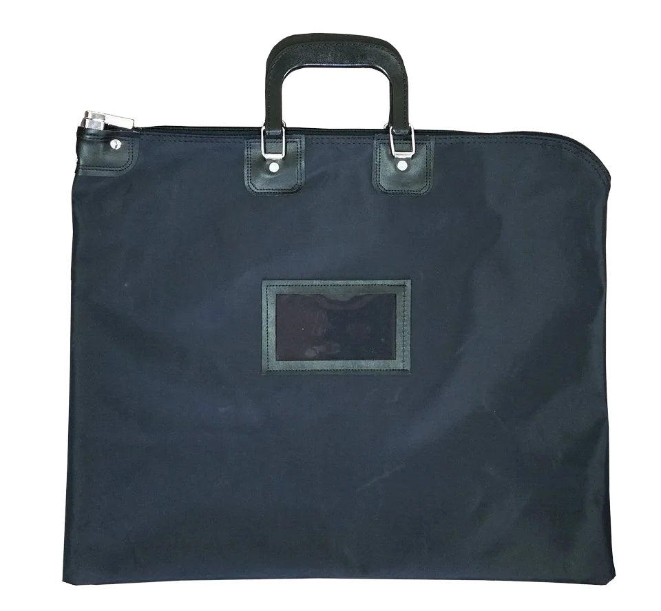Custom 16 X 20 Inch Briefcase Organizer Locking HIPAA Document Bag with Handles