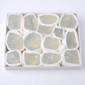 HZ Natural Quartz Opalite Healing Raw Gemstone Mineral Specimen for Home Decor Energy Stone