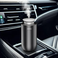 Dermey Luxury Small Electric Aroma Diffuser All Aluminum Alloy Material Waterless Fragrance Home Car Bluetooth Enabled 1 Year