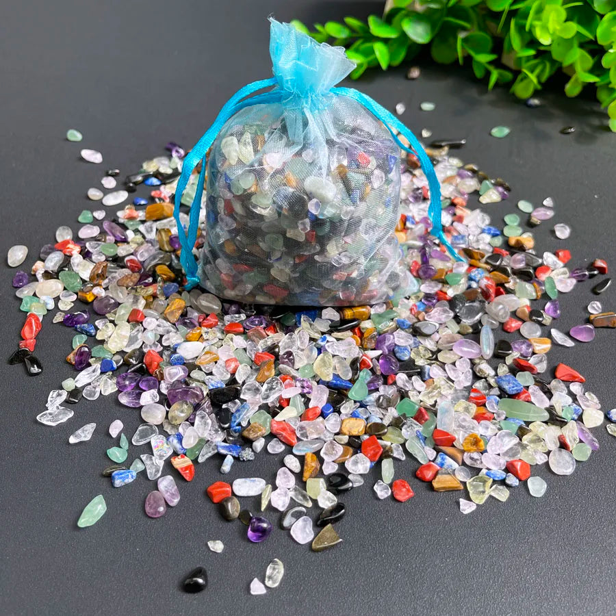 Wholesale Natural Mixed Colorful Quartz Crystal Healing Stones Gravel