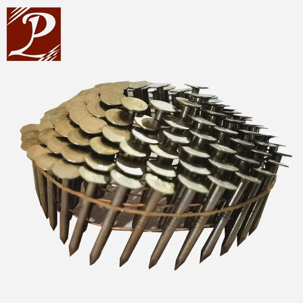 Electro Galvanized Steel Coil Roofing Nails Traditional Design GB Standard PHS Brand Model 005 for USA Market