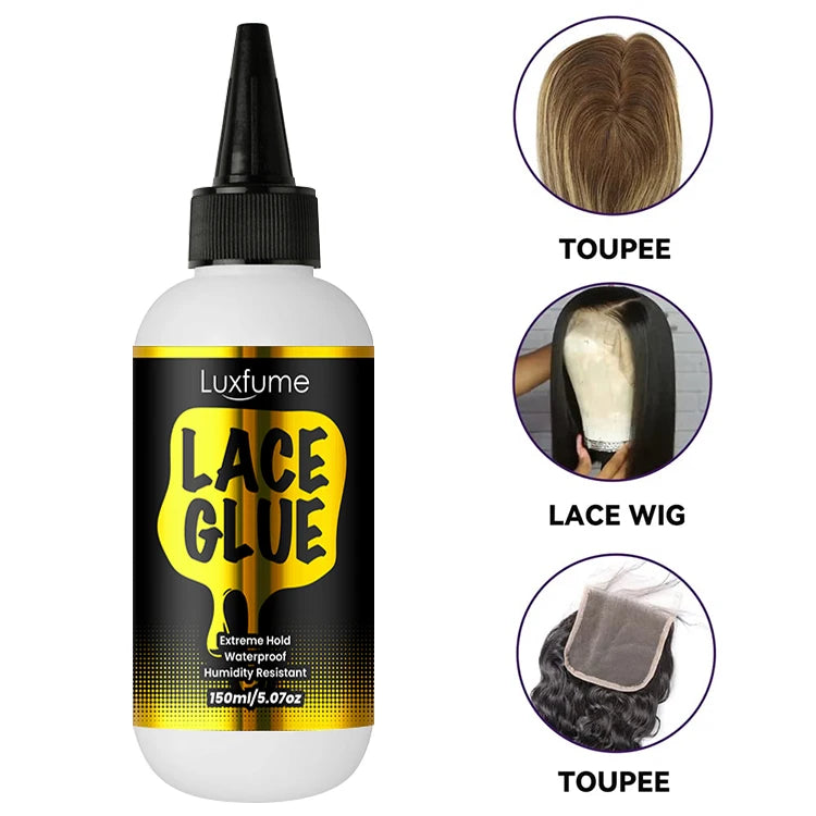 Strong Hold Lace Glue Wig Adhesive Waterproof Humidity Resistant Lace Glue 150ml