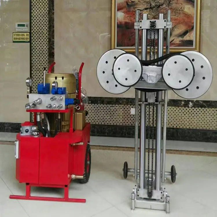 2024 Hot Sale Marble Diamond Concrete Hydraulic Diamond Stone Saw Cutter Rope Saw Cutting Machine