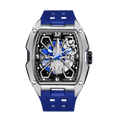 HANBORO Men's Luxury Automatic Wrist Watch Aviation Aircraft Series Fully Automatic Mechanical Flywheel Glass Dial Pointer