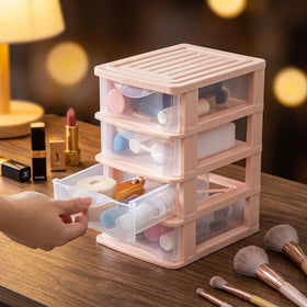 Multiple Layers Rectangle Plastic PP Material Eco-Friendly Multifunction Desktop Drawer Storage Box Office Organizer