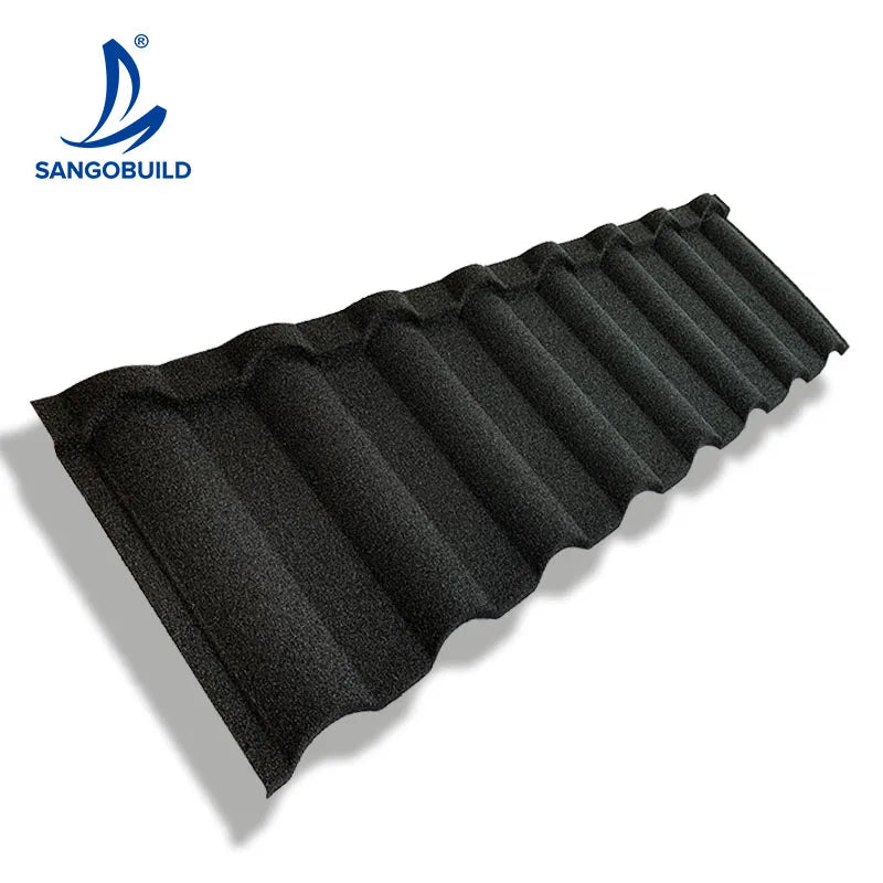 Newest 2022 Corrugated Galvanized Zinc Roof Sheet Stone Coated Metal Roofing Sheet Milano Type Milan Roof Tile