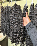 Ready to Ship Double Drawn Raw Vietnamese Burmese Curly Natural Raw Hair Bundles Raw Indian Hair Bundles 100% Human Hair Wigs MegaBDM