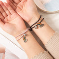 2pcs / Set Steel Magnet Bracelet for Couples Women Stainless Charm Attractive Men Women Rainbow Valentine'Day Gifts for Lover