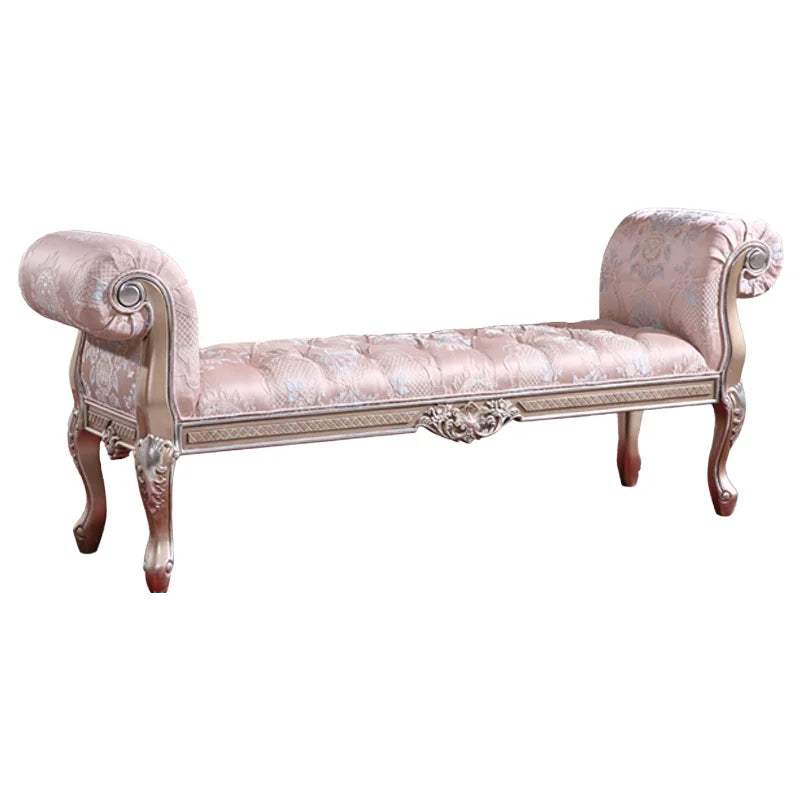OE-FASHION Palace French Baroque Neoclassical European Antique Solid Wood Leather Fabric Adjustable Bedroom Furniture Bedside MegaBDM