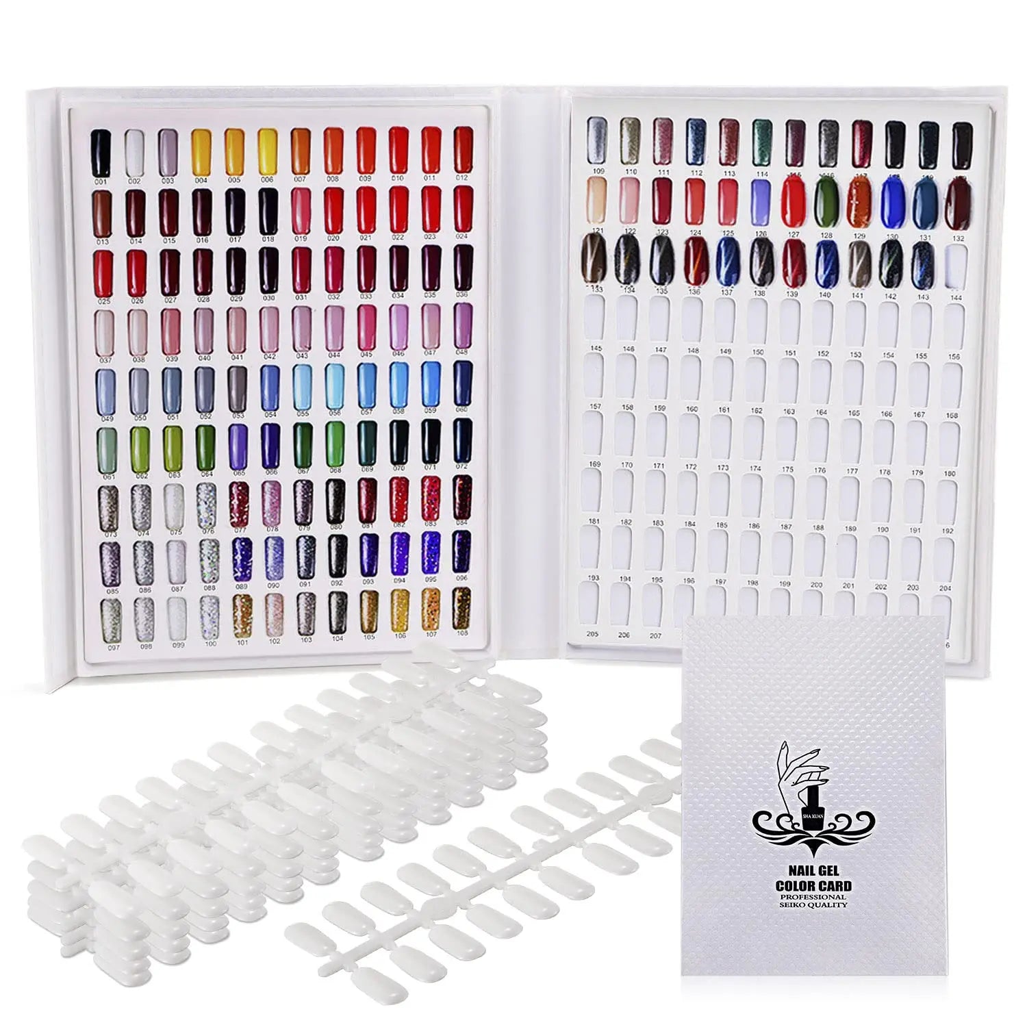 Nail Colors Chart Display Nail Gel Polish Display Book Professional Nail Sample Chart Board