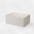 Wholesale in Stock 2pcs Elegant Ivory Bridesmaid Proposal Luxury Magnetic Collapsible Gift Boxes