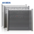 Outdoor Waterproof Aluminum Louver Fence with 3D Modeling and Heat Treated Options Modern Design for Front Yards