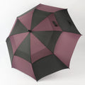 China Factory Custom New Model UV Customized Golf Umbrella Promotional Branded Double Canopy Golf Umbrella Windproof