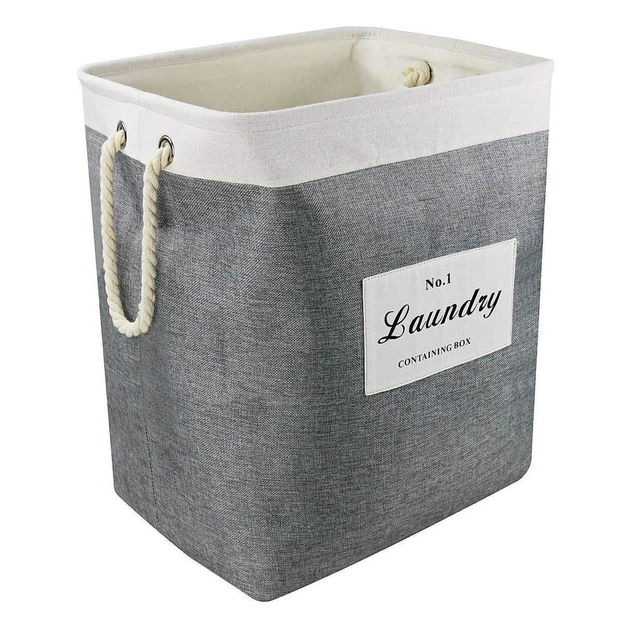 Foldable Canvas Linen Bathroom Cloth Storage Washing Bin Laundry Hamper Panier a Linge Collapsible Laundry Basket With Handles