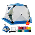 Ice Fishing Shelter 6 Persons Portable Thermal Tent Water Repellent and Wind Resistant with 6 Pieces Tent Tent Pegs