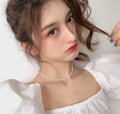 2025 Fashion Korean Design Chic Choker Pearl Pendant Necklace Women