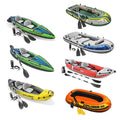 One Person Inflatable Rubber Boat 1 2 Person Assault Boat Kayak Portable Folding Inflatable Boat Fishing Outdoor Rowing