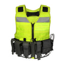 YAKEDA Custom Logo Detachable Utility Safe Mesh Reflective Personal Protective Tactical Vest