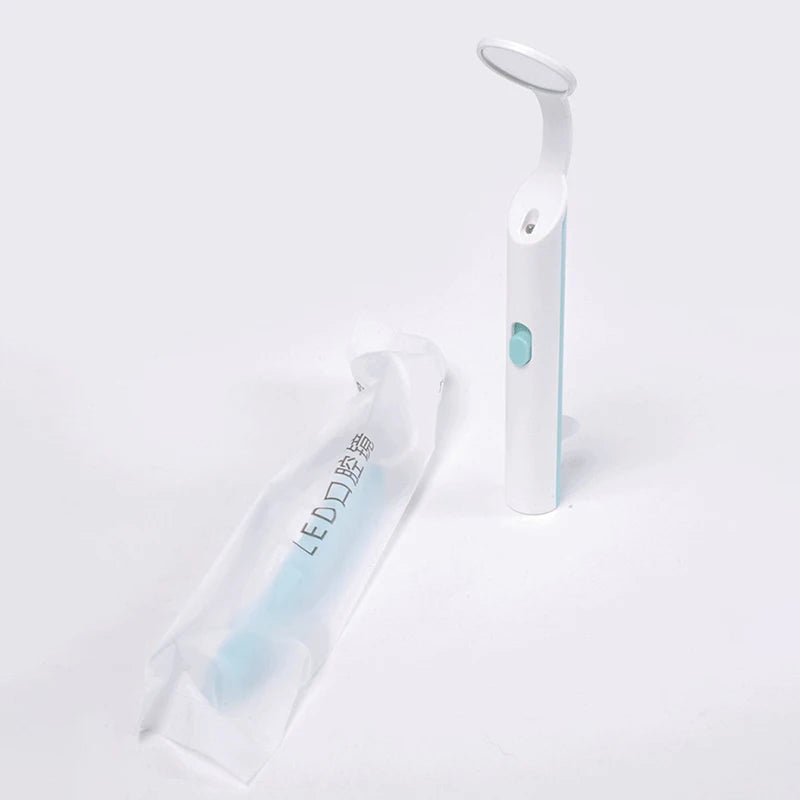 Anti-fog Microcrystalline Nano Lens Illumination Bright LED Light Dental Exam Mouth Mirror 24mm Diameter CE Certified Oral