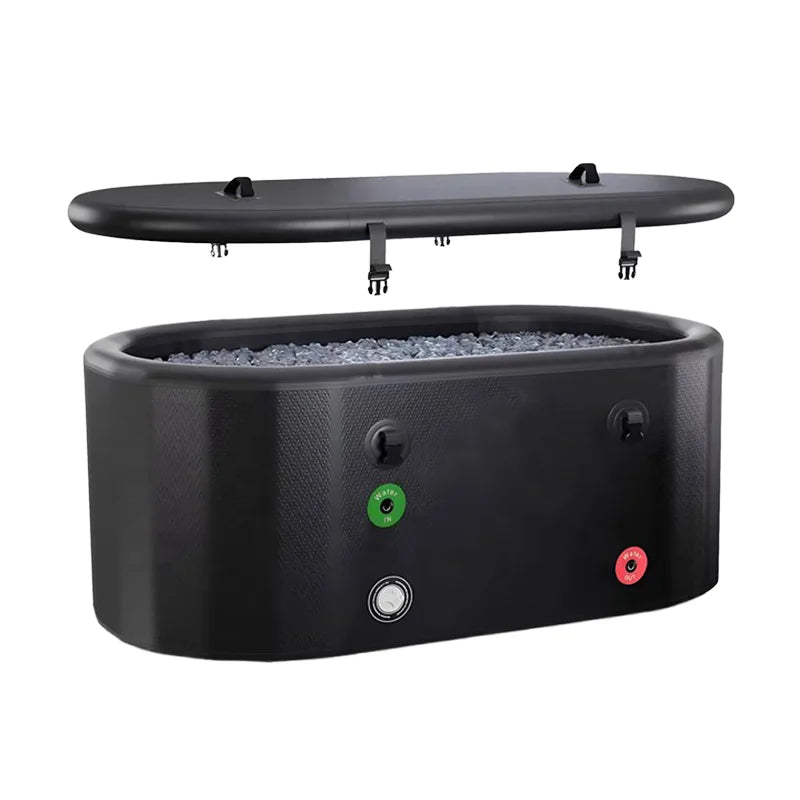 Customizable Portable Inflatable Drop Stitch PVC Free-standing Ice Pod Cold Water Therapy Ice Bath Tub for Plunge Use