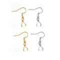 Stainless Steel Jewelry Making Pendant Bails Earrings DIY Jewelry Accessories Earring Findings Hook Clasp